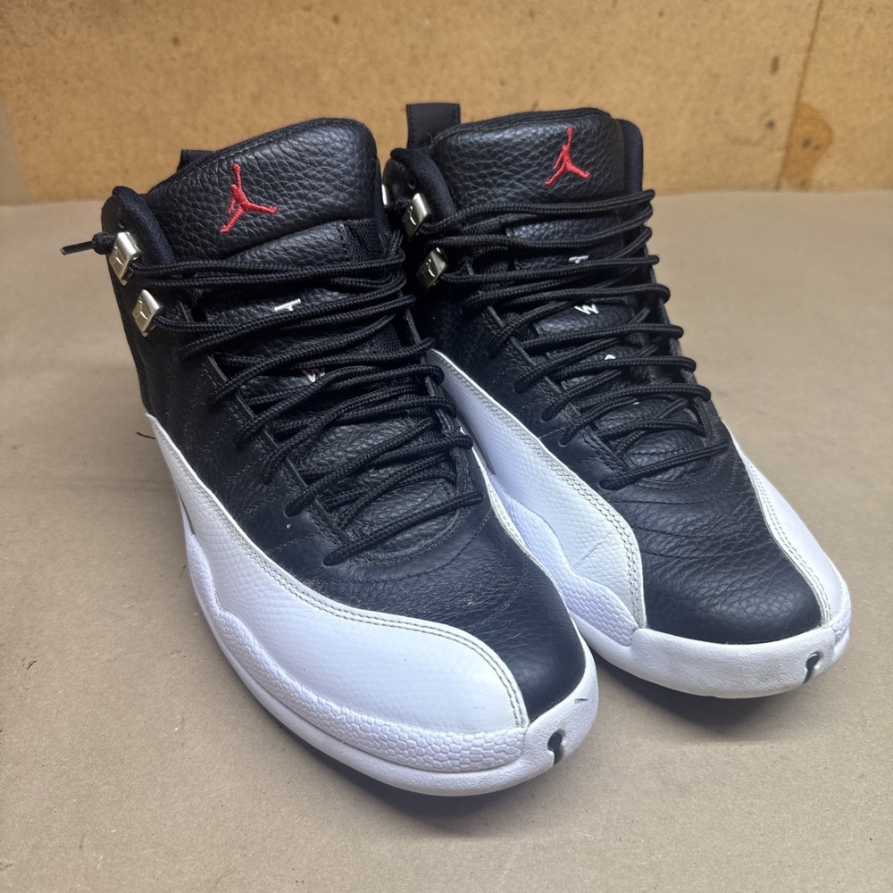 Jordan Air Jordan Retro Playoffs 2022 Black White Leather CT8013-006 Men's